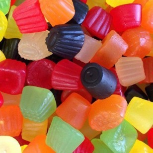 Kingsway Midget Gems Jelly Gums Retro Party Sweets 1kg FREE POSTAGE